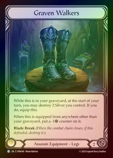 【CF】【EN】[Assassin] 死厳の徘徊/Graven Walkers [PEN140-R]