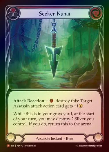 【RF】【EN】[Assassin] 狙い澄ますクナイ/Seeker Kunai [PEN142-M]