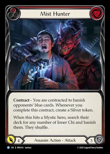 【EN】[Assassin] 霧の狩人/Mist Hunter (red)  [PEN143-R]