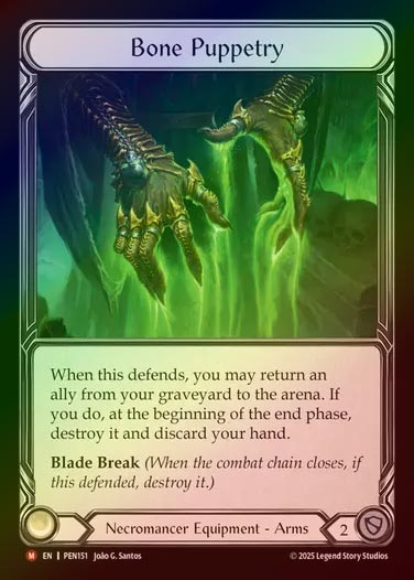 【CF】【EN】[Necromancer] 操骨術/Bone Puppetry [PEN151-M]