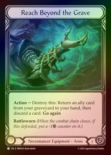 【CF】【EN】[Necromancer] 死後掴み/Reach Beyond the Grave [PEN154-R]