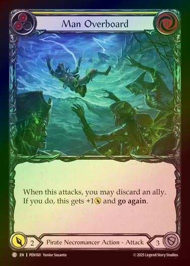 【RF】【EN】[Pirate Necromancer] 落水！/Man Overboard (yellow)  [PEN160-C]