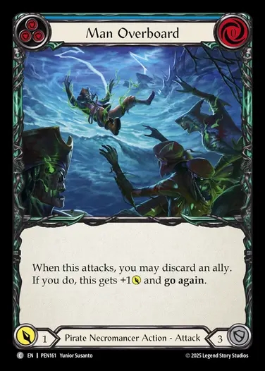 【EN】[Pirate Necromancer] 落水！/Man Overboard (blue)  [PEN161-C]