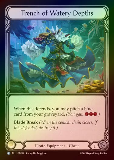 【CF】【EN】[Pirate] 深海のトレンチ/Trench of Watery Depths [PEN168-R]