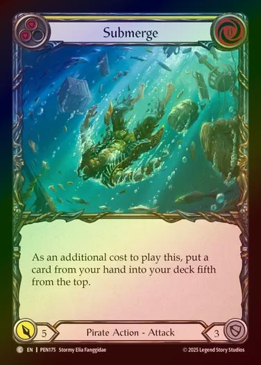 【RF】【EN】[Pirate] 水没/Submerge (yellow)  [PEN175-C]