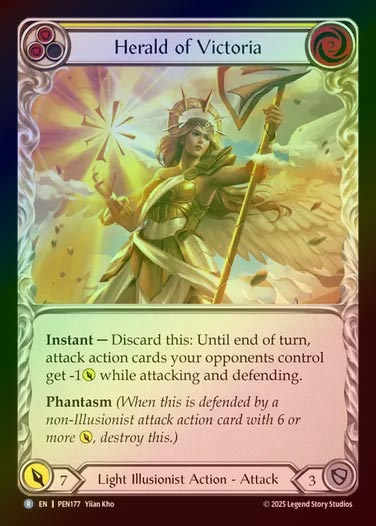 【RF】【EN】[Light Illusionist] ヴィクトリアのヘラルド/Herald of Victoria [PEN177-R]