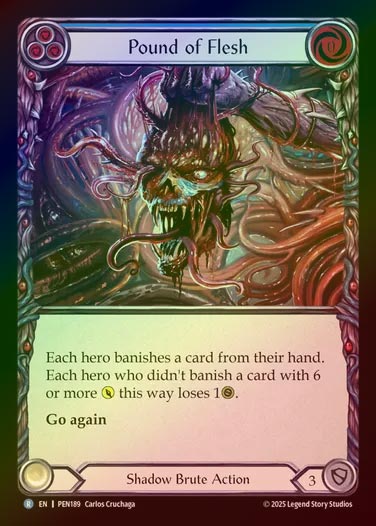 【RF】【EN】[Shadow Brute] 血肉の取り立て/Pound of Flesh (blue)  [PEN189-R]