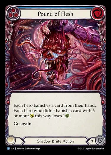 【EN】[Shadow Brute] 血肉の取り立て/Pound of Flesh (blue)  [PEN189-R]