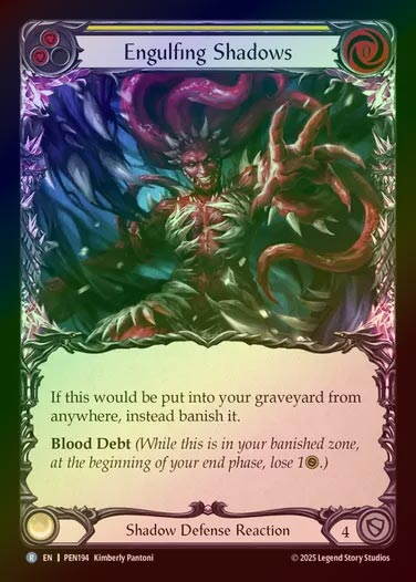 【RF】【EN】[Shadow] 覆い尽くす影/Engulfing Shadows (yellow)  [PEN194-R]