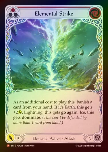 【RF】【EN】[Elemental] エレメンタルの一撃/Elemental Strike [PEN205-M]