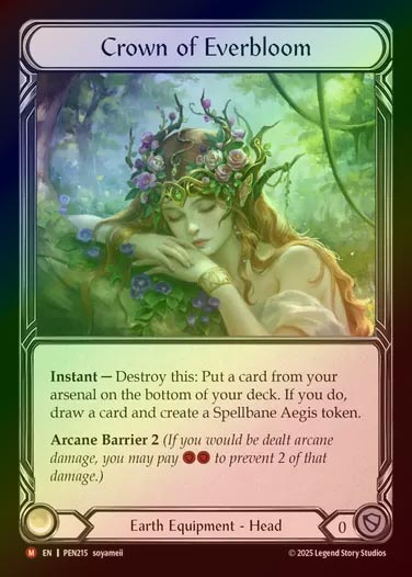 【CF】【EN】[Earth] 常咲の王冠/Crown of Everbloom [PEN215-M]