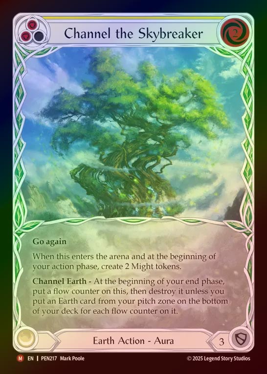 【CF】【EN】[Earth] 天衝樹の導き/Channel the Skybreaker (Extended Art) [PEN217-M]