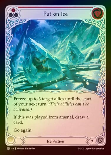 【RF】【EN】[Ice] 凍止/Put on Ice (red)  [PEN234-C]