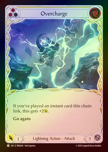 【RF】【EN】[Lightning] 過剰充電/Overcharge (yellow)  [PEN244-C]