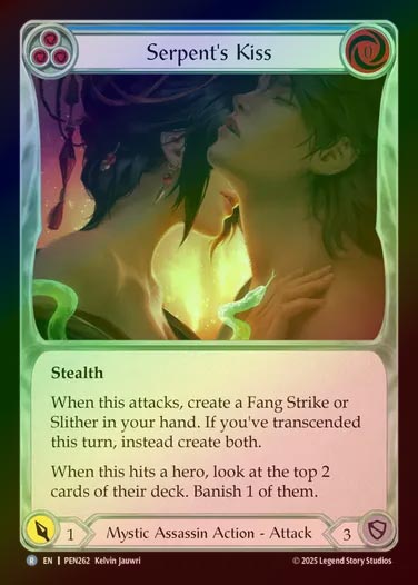 【RF】【EN】[Mystic Assassin] 蛇の口付け/Serpent's Kiss (blue)  [PEN262-R]