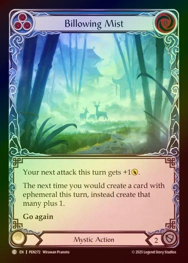 【RF】【EN】[Mystic] 霧煙り/Billowing Mist (blue)  [PEN272-C]