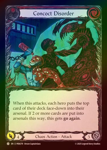 【RF】【EN】[Chaos] 疾患を醸す/Concoct Disorder (red)  [PEN279-C]