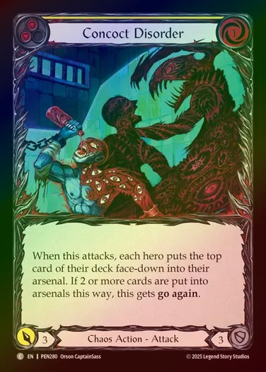 【RF】【EN】[Chaos] 疾患を醸す/Concoct Disorder (yellow)  [PEN280-C]