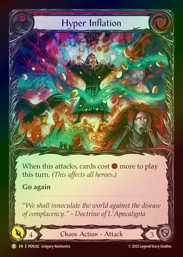 【RF】【EN】[Chaos] ハイパーインフレ/Hyper Inflation (red)  [PEN282-C]