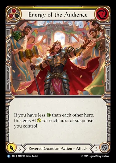 【EN】[Revered Guardian] 観衆の熱気/Energy of the Audience (yellow)  [PEN286-R]