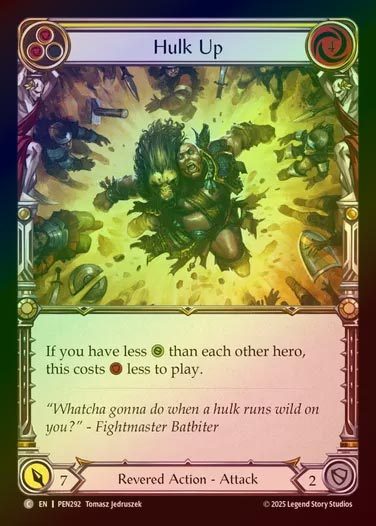 【RF】【EN】[Revered] ハルクアップ/Hulk Up (yellow)  [PEN292-C]