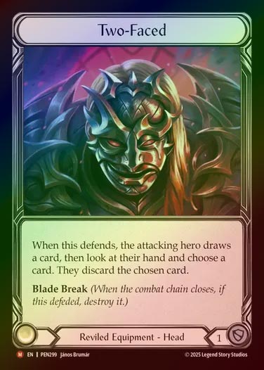 【CF】【EN】[Reviled] 双つの顔/Two-Faced [PEN299-M]