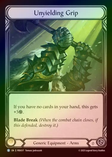 【CF】【EN】[Generic] 揺るがぬ握撃/Unyielding Grip [PEN317-R]