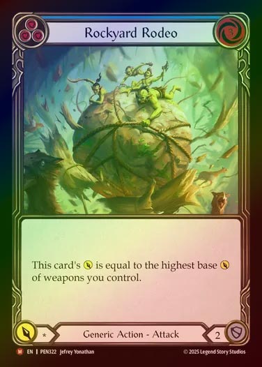 【RF】【EN】[Generic] 荒岩乗り/Rockyard Rodeo [PEN322-M]