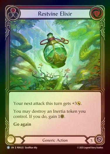 【RF】【EN】[Generic] 木癒のエリクサー/Restvine Elixir (red)  [PEN325-R]