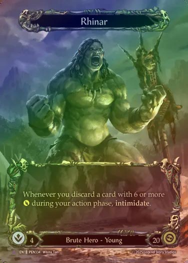 【CF】【EN】[Brute] ライナー/Rhinar [PEN334-Marvel]