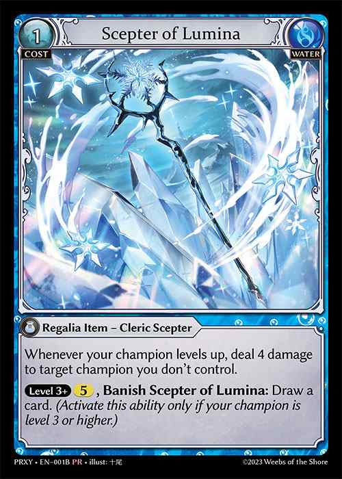 [Water] Scepter of Lumina [PRXY-001B-PR]