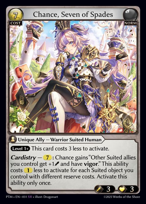 [Norm] Chance, Seven of Spades [PTM031-SR]