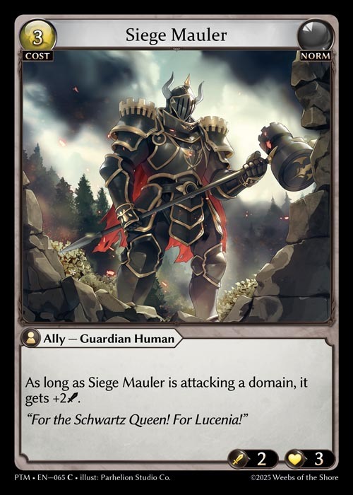 [Norm] Siege Mauler [PTM065-C]