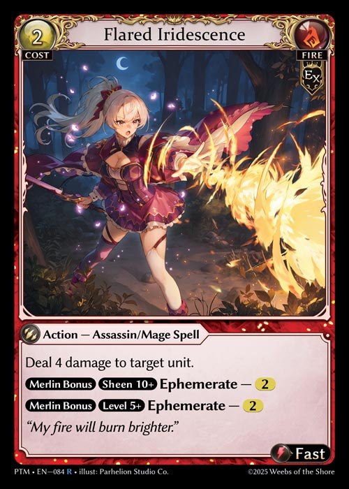 [Fire] Flared Iridescence [PTM084-R]
