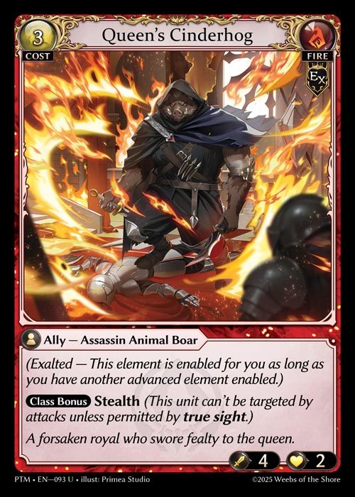 [Fire] Queen's Cinderhog [PTM093-U]