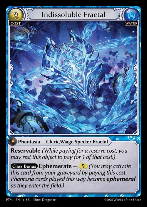 [Water] Indissoluble Fractal [PTM118-U]
