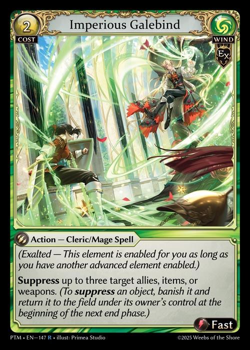 [Wind] Imperious Galebind [PTM147-R]