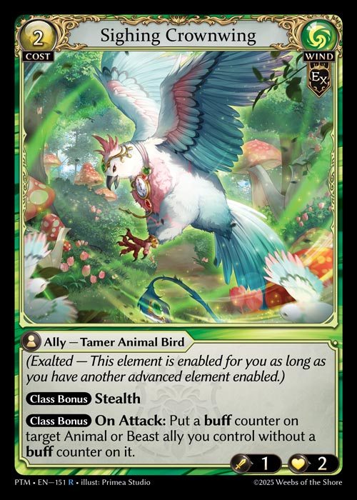 [Wind] Sighing Crownwing [PTM151-R]