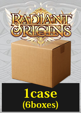 【予約販売】【クーポン使用不可】【Case】Radiant Origins 1st Edition (6Box) ※発送方法は「ゆうパック」を選択してください。