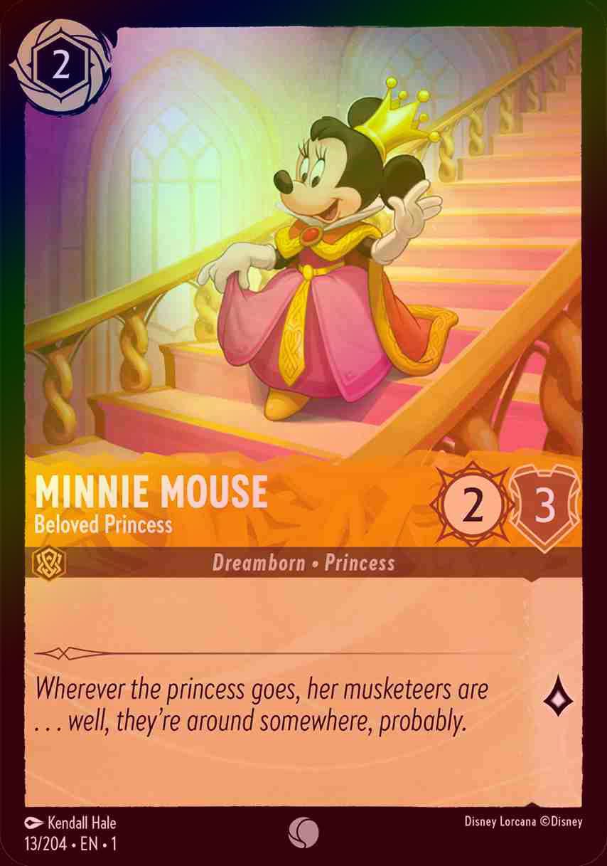【FOIL】Minnie Mouse - Beloved Princes [1ST-013/204-C]