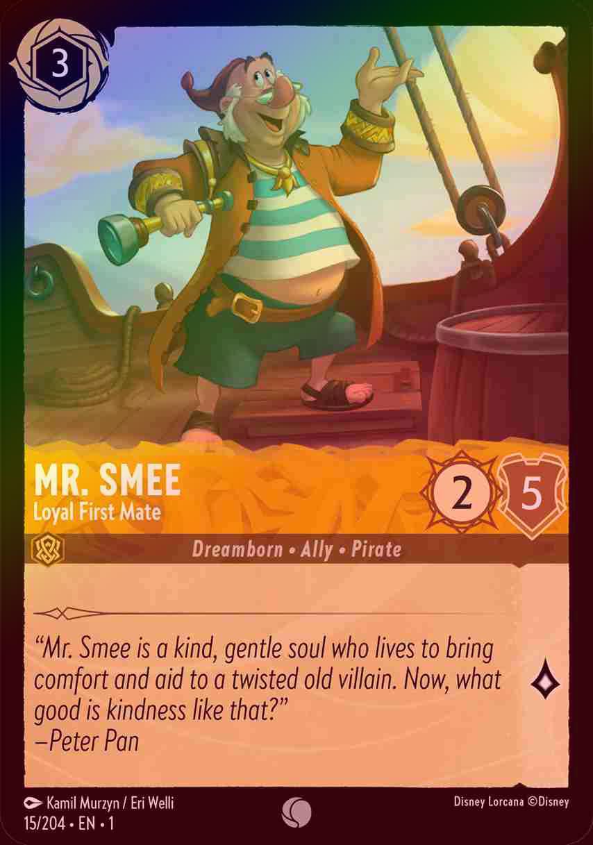 【FOIL】Mr. Smee - Loyal First Mate [1ST-015/204-C]