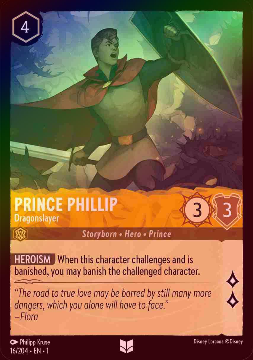 【FOIL】Prince Phillip - Dragonslayer [1ST-016/204-U]