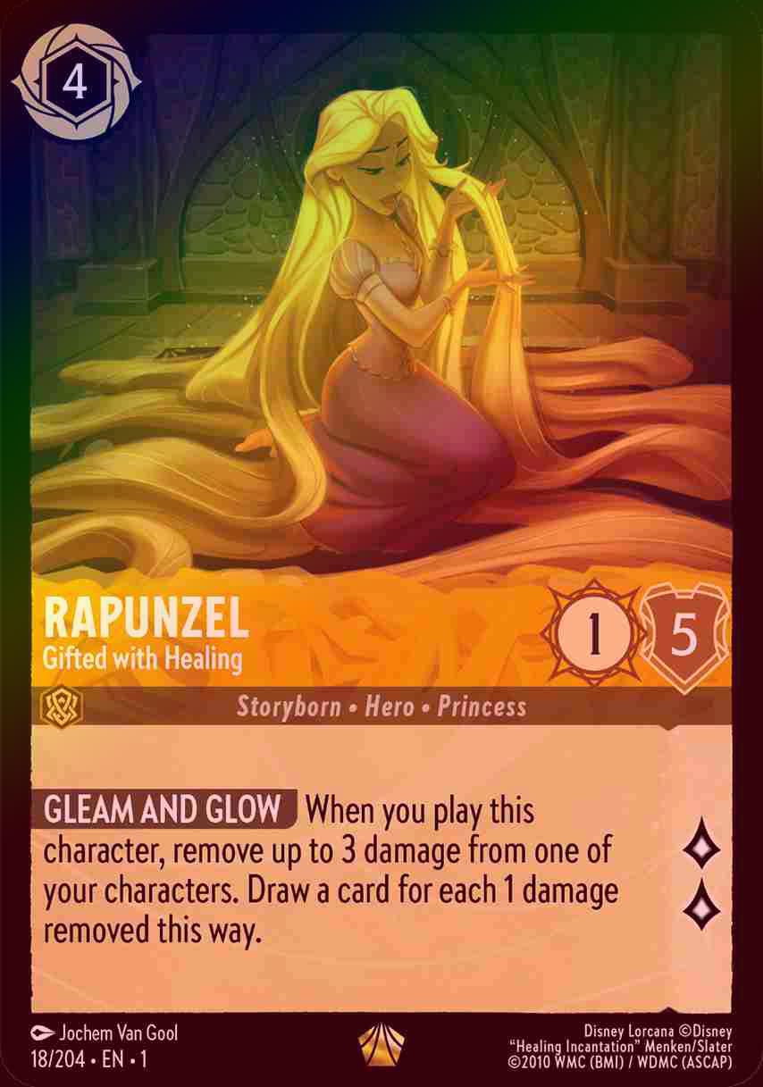 【FOIL】Rapunzel - Gifted with Healing [1ST-018/204-L]