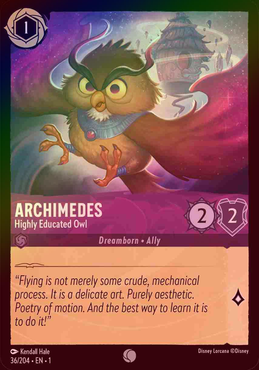 【FOIL】Archimedes - Highly Educated Owl [1ST-036/204-C]