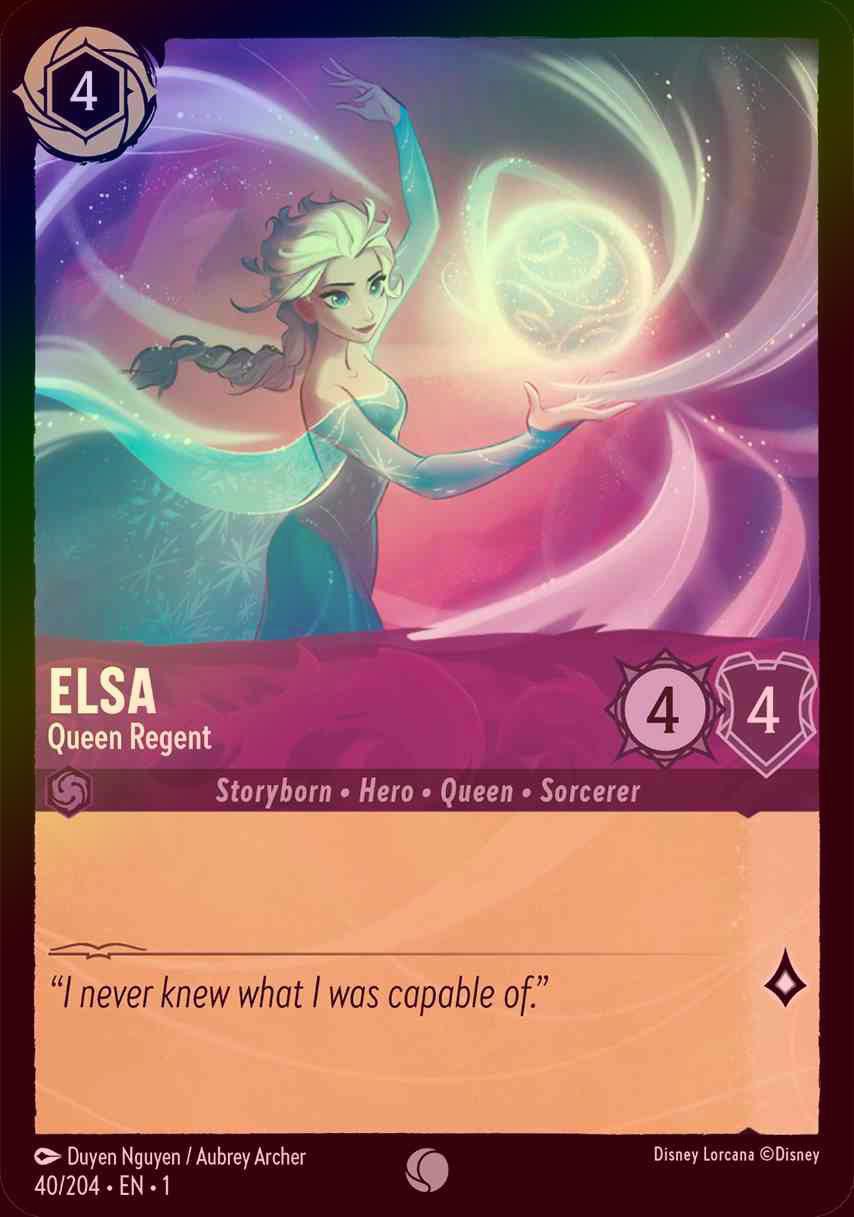 【FOIL】Elsa - Queen Regent [1ST-040/204-C]