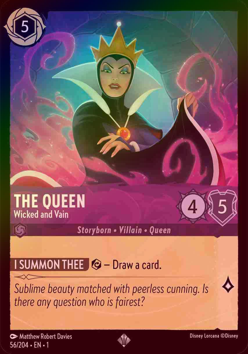 【FOIL】The Queen - Wicked and Vain [1ST-056/204-S]