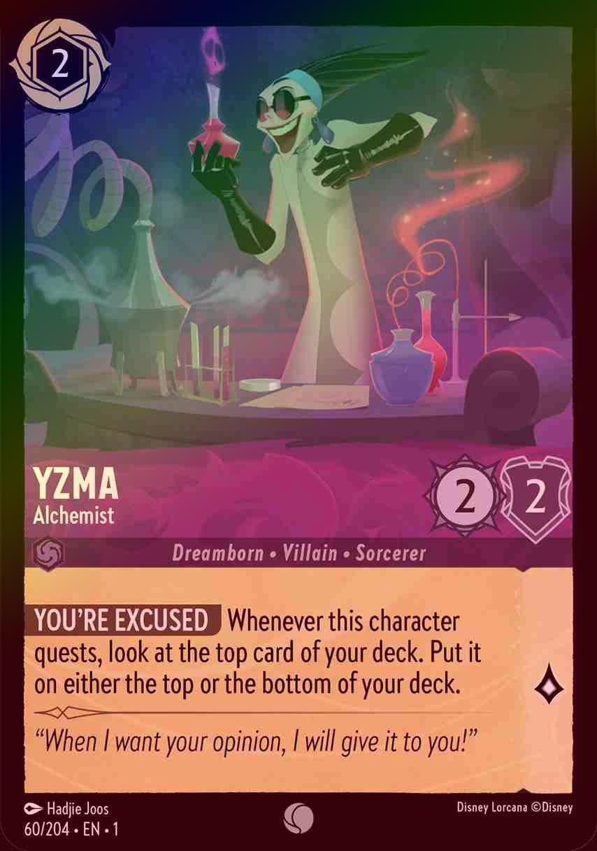【FOIL】Yzma - Alchemist [1ST-060/204-C]