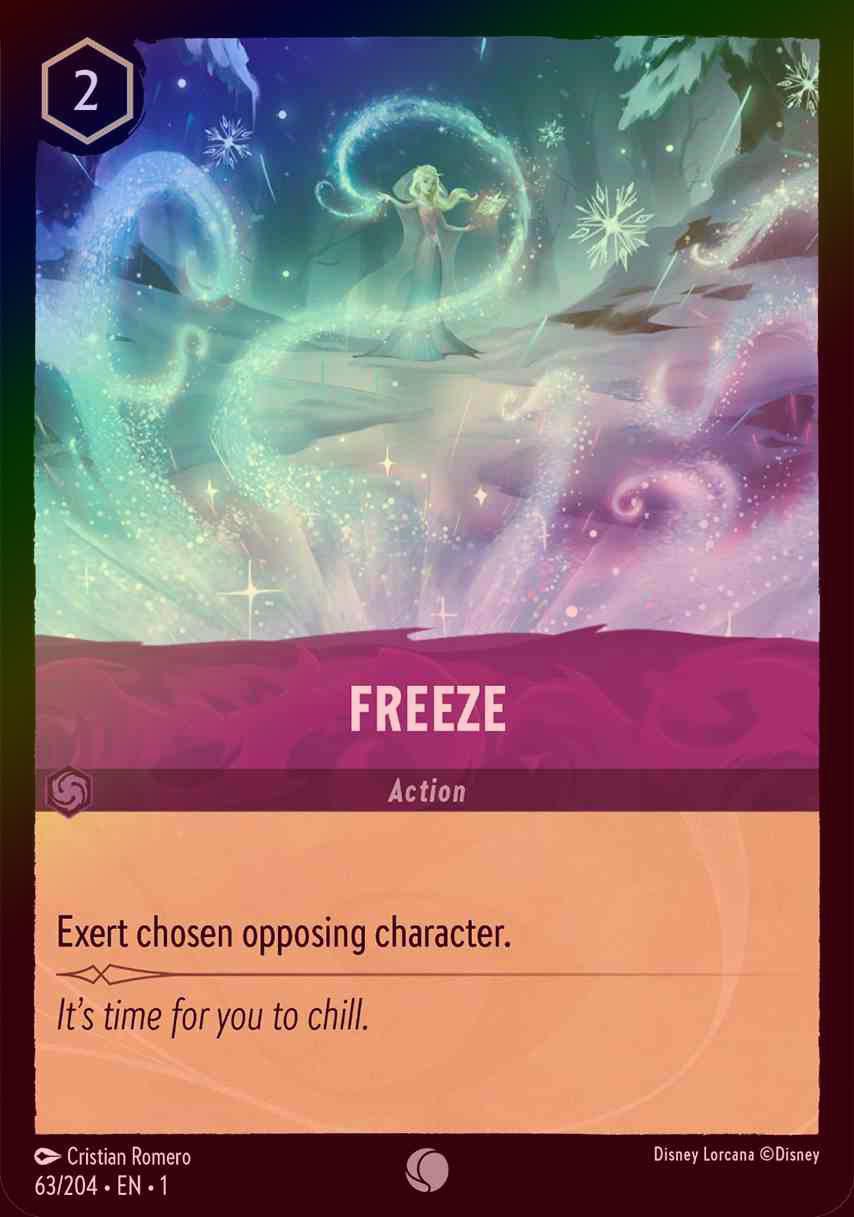 【FOIL】Freeze [1ST-063/204-C]