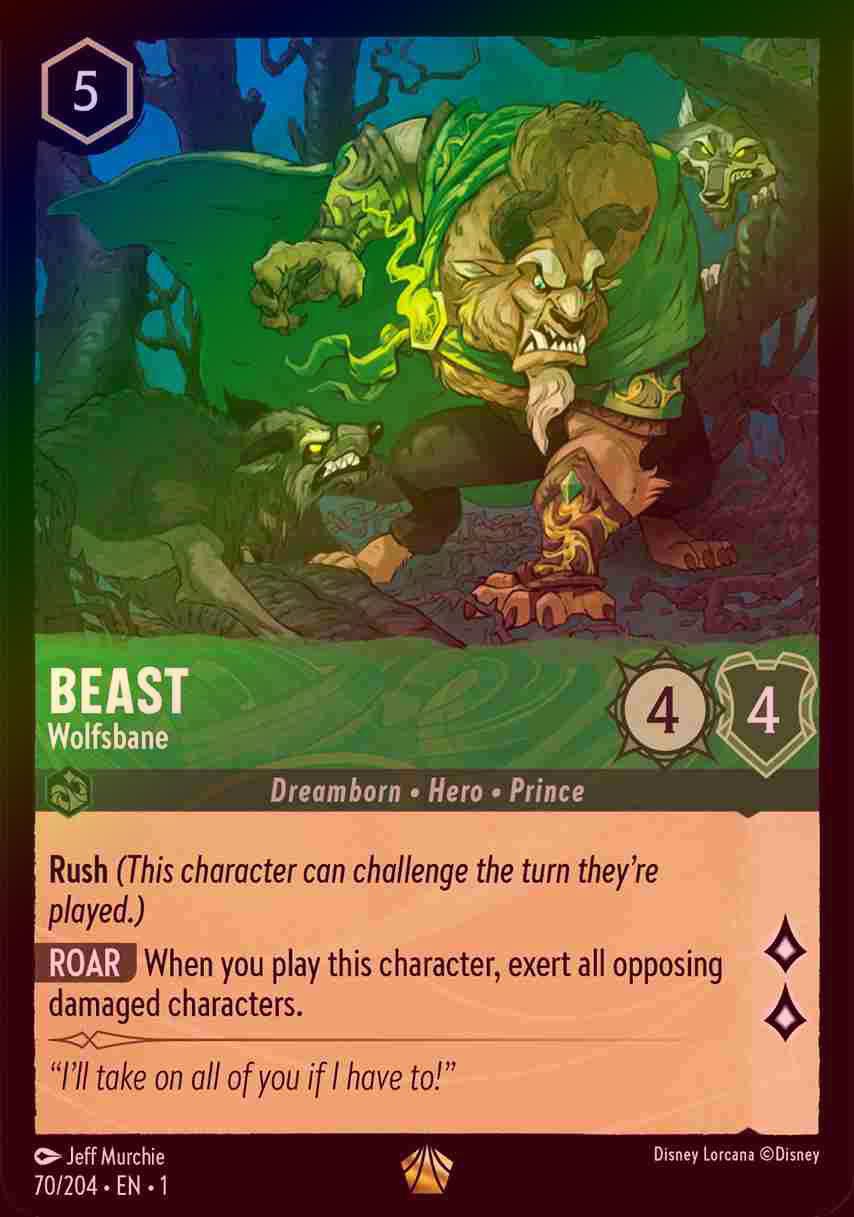 【FOIL】Beast - Wolfsbane [1ST-070/204-L]
