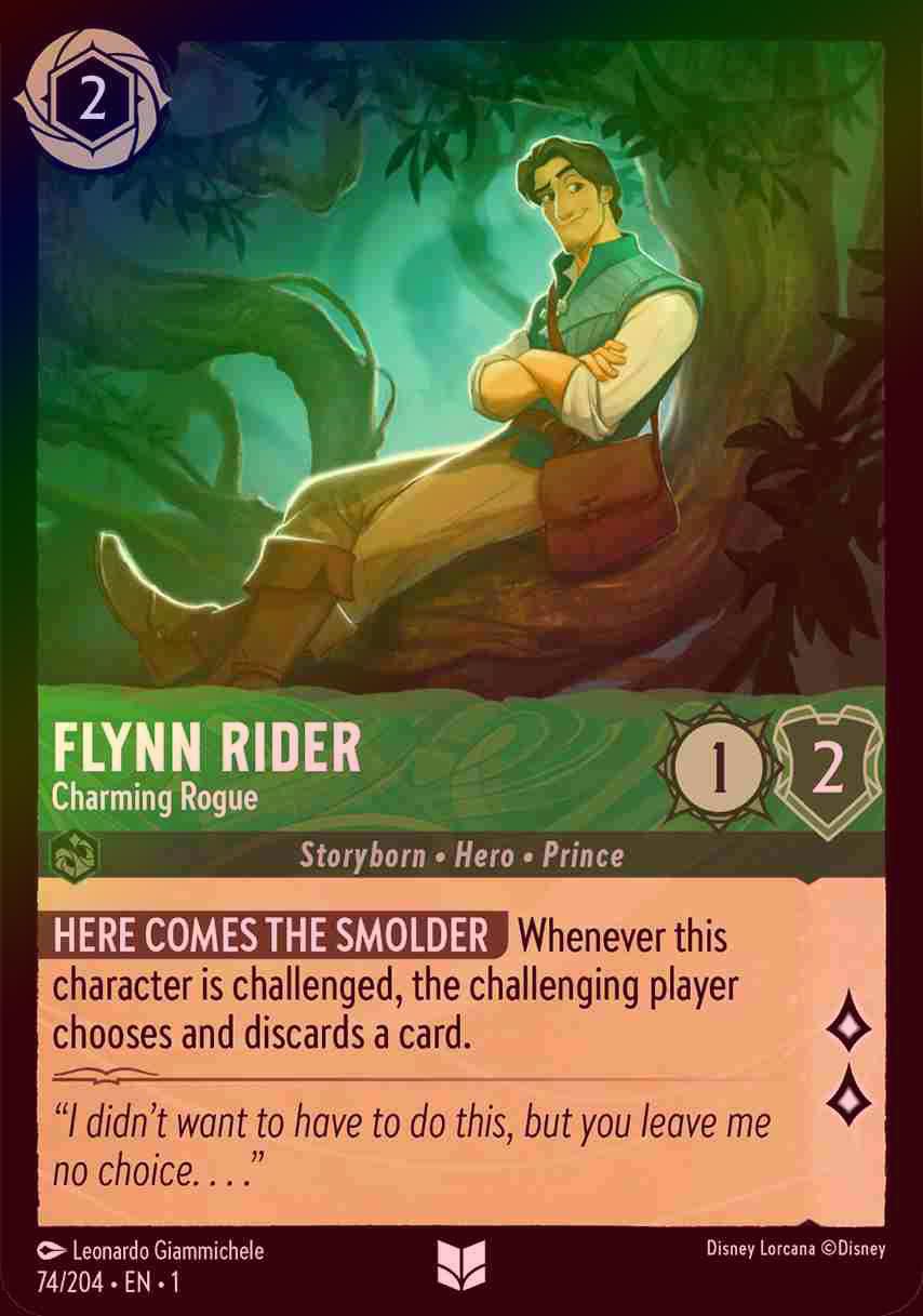 【FOIL】Flynn Rider - Charming Rogue [1ST-074/204-U]